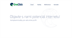 Desktop Screenshot of nw.oneclick.sk