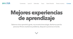 Desktop Screenshot of oneclick.es