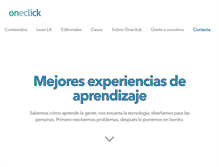 Tablet Screenshot of oneclick.es